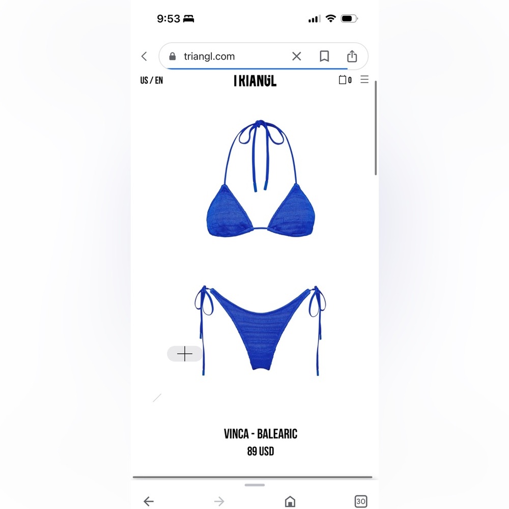 Triangl bikini